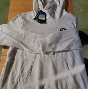 Grey Nike Mock Neck Sweatshirt